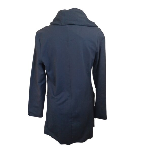 Neon Buddha Jacket Cardigan Black Cotton Knit Full Zip Womens Small NEW - Picture 11 of 12